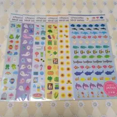 キャンドゥ chocottoシール 6枚セット③ シール/ステッカー/文房具