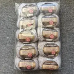 【新品未使用】ニッケジョイフルファイン ウール100％ 10玉