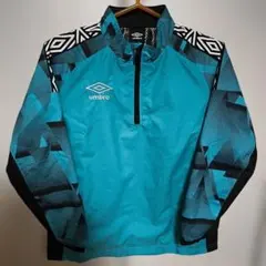 umbro 150ターコイズ ハーフジップ ウィンドブレーカー