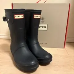 HUNTER ハンター レインブーツ ネイビー 23㎝