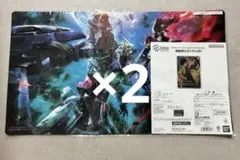 ガンダムカードゲーム オフィシャルプレイマット&カードセット×2