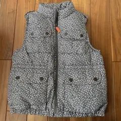 GapKids 花柄ダウンベスト 150cm