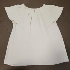 美品　anysis ピンクベージュ フレアスリーブ シャツ　オンワード　夏