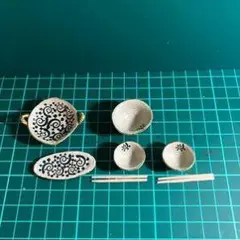 陶器の食器セット（小皿・箸置き）