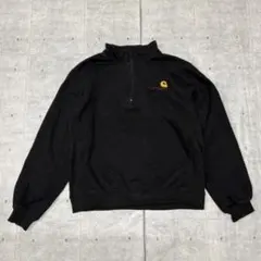 Carhartt WIP USA企画 刺繍 ハーフジップ スウェット カーハート