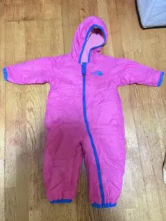 THE NORTH FACE フード付きジャンプスーツ ピンク ベビー