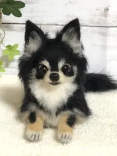 羊毛フェルト　ハンドメイド　オーダーメイド　犬　【チワワ】はんにゃ様専用