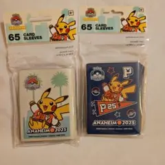 WCS 2025 ポケモン アナハイム スリーブ セット ピカチュウ