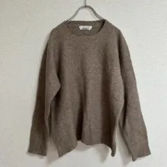 JOURNAL STANDARD ヤクウール混　長袖ニット　トップス　ブラウンのサムネイル