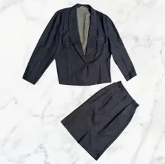 【着回し最強】デニム セットアップ ジャケット スカート きれいめ カジュアル