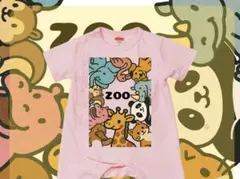 新品 ベビーグッズ オリジナルプリント Zoo かわいい 動物 ステッカー