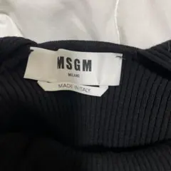 MSGM ベアトップ ブラックのサムネイル