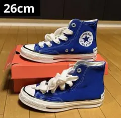 室内試着のみ　converse コンバースCT70チャック26cm ブルー