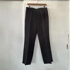 80sブルックスブラザーズ スラックス ウール アメリカ製 ブラック 黒