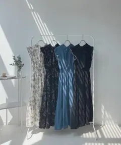 AS KNOW AS plus 前後2WAYノースリーブティアードワンピース