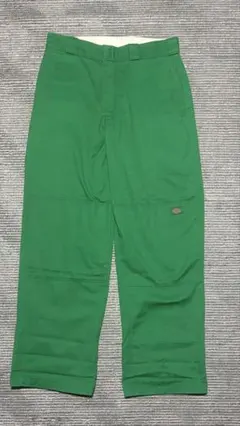 Dickies ダブルニー グリーン ワークパンツ ストリート スケーター
