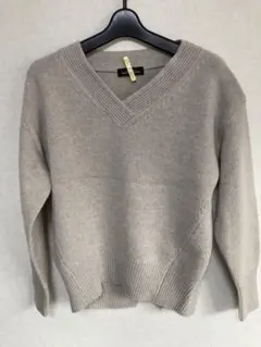 ‼️お値下げ　グリーンレーベルリラクシング　Vネックプルオーバーニット　Fサイズ