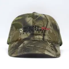 内キルティング ハンティング 刺繍 キャップ リアルツリー カモ 古着 狩猟