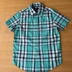 美品♪GapKids 半袖チェックシャツ 120cm