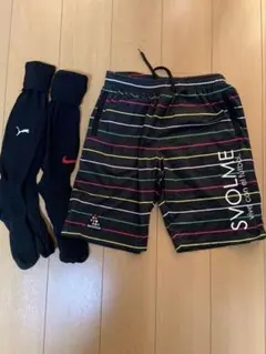 SVOLME ストライプショートパンツとソックスセット