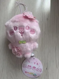 ちいかわ ぬいぱれっと さくらいろ くりまんじゅう マスコットキーホルダー