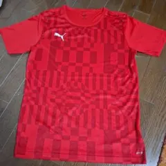 PUMA パターン入りレッドシャツ XLのサムネイル