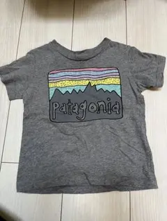 パタゴニア　キッズTシャツ　グレー　2T
