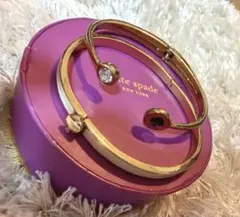 kate spade(ケイトスペード)★バングル2本セット ブレスレット