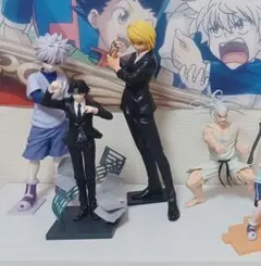 ハンターハンターフィギュアまとめ売り キルア クロロ クラピカ ネテロ