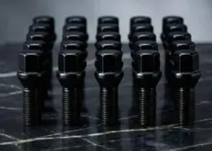 M14×1.5Pボルト 60°テーパー 17HEX 首下約28mm 20本セット M14×P1.5 ボルト60テーパー 17HEX 首下28mm 黑 20本セット - メルカリ