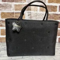 ハナエモリ ハンドバッグ 黒