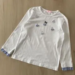 familiar 長袖カットソー 140cm チェリー刺繍 160
