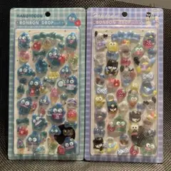 ハンギョドン　はぴだんぶい　ボンボンドロップ風シール　２枚セット