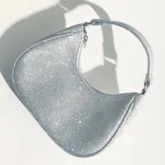 H&M　シルバー　ハンドバッグ　ラメ　スパンコール　キラキラ　ZARA