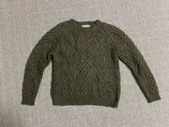 BLARNEY WOOLLEN MILLS ウール アランニット　XSサイズ