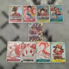 ワンピース トレーディングカード 9枚セット