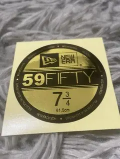 ニューエラ　キャップ　ステッカーシール　3/8のサムネイル