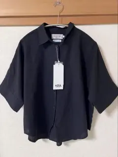 AZUL BY MOUSSY フレンチリネンCOOLMAX 半袖ドルマンシャツのサムネイル