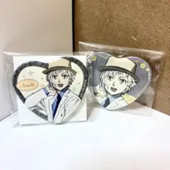 文豪ストレイドッグス　中島敦　ハート缶バッジ　loft