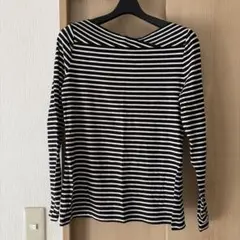ESPRIT エスプリ ストライプ ボートネック 長袖トップスのサムネイル