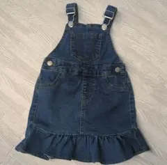 デニム オーバーオール スカート ジャンパースカート 18-24M 80サイズ