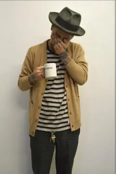 【XL】WACKO MARIA　 リンガーネック マルチボーダーTシャツ