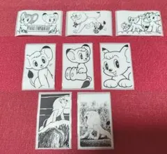 手塚治虫 ジャングル大帝レオ全長8cm防水加工シール 8枚