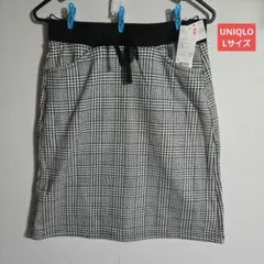 UNIQLOボアスウェット　プリントスカート　Lサイズ
