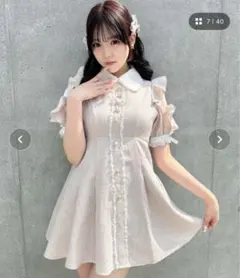 ROJITA ツイードワンピース