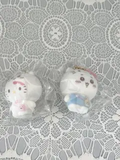 ちいかわ　サンリオ　フロッキーフィギュア