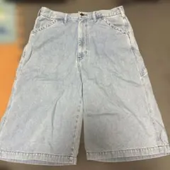 デニムショートパンツ ライトブルー EDWIN