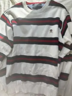 古着TOMMY HILFIGER ストライプニット XL
