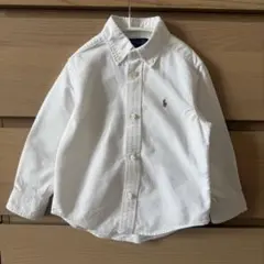 Polo Ralph Lauren ホワイト長袖シャツ　3/3T