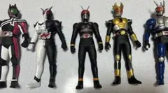 仮面ライダー ソフビ　5体セット